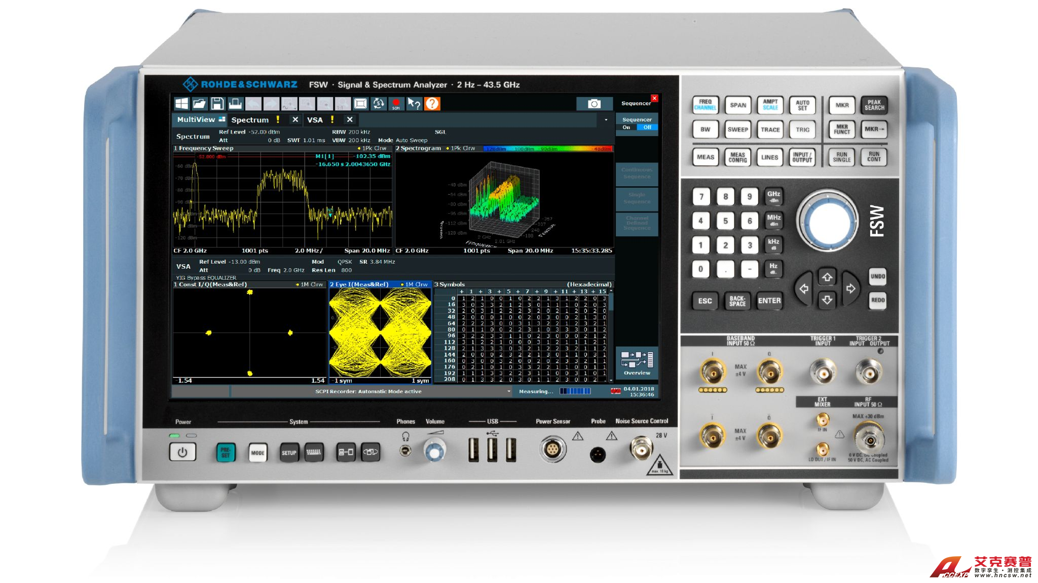羅德與施瓦茨 3GPP標準的5G NR信號產生和分析平臺