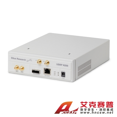 美國NI USRP N200 套件（USRP N200、2 根 SMA 隔板射頻電纜、以太網(wǎng)電纜、電源）