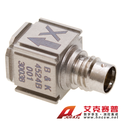 HBK 4524-B-001型  立方形三軸 CCLD 加速計、 TEDS、1 mV/ms-2，不含線纜