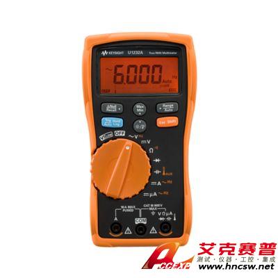 keysight是德 U1232A 手持式數字萬用表，3位半