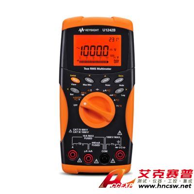keysight是德 U1242B 手持式數字萬用表，4 位