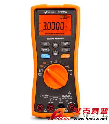 keysight是德 U1271A 手持式數字萬用表，4位半，IP54